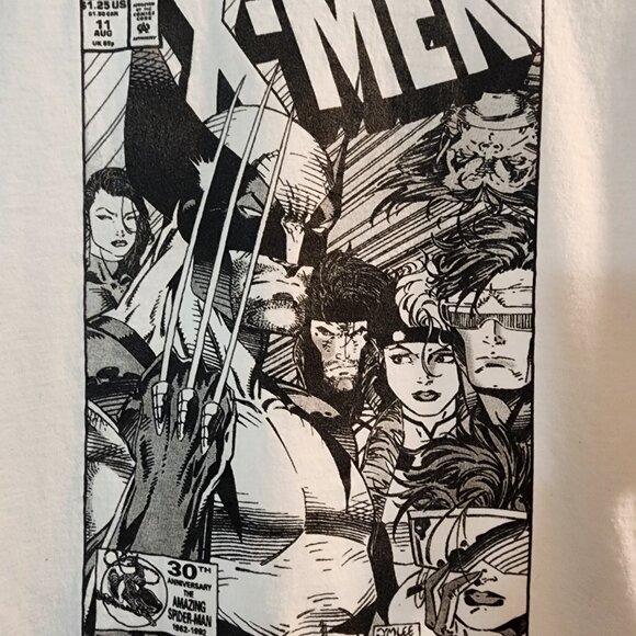 Marvel X-Men Comic Cover Wolverine T-Shirt White Men’s Small 17.5x26.5 - Picture 1 of 8